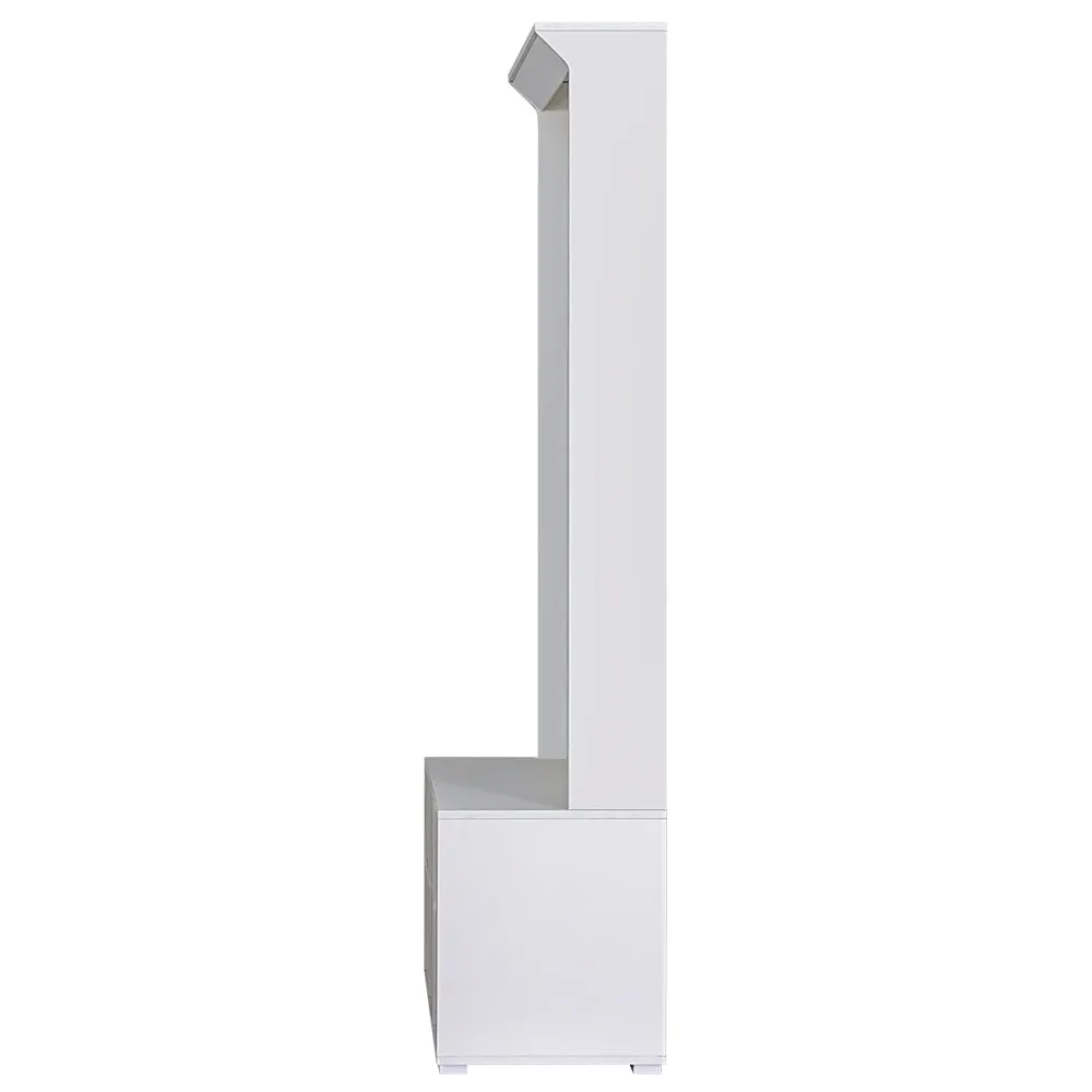 180cm Shoe Rack Cabinet Hall Tree Coat Rack - White