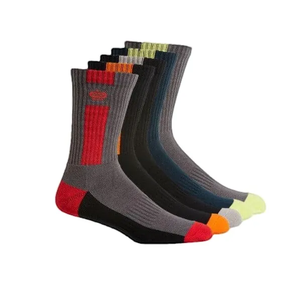 20 X Kinggee Work Socks Multi-Colour Crew