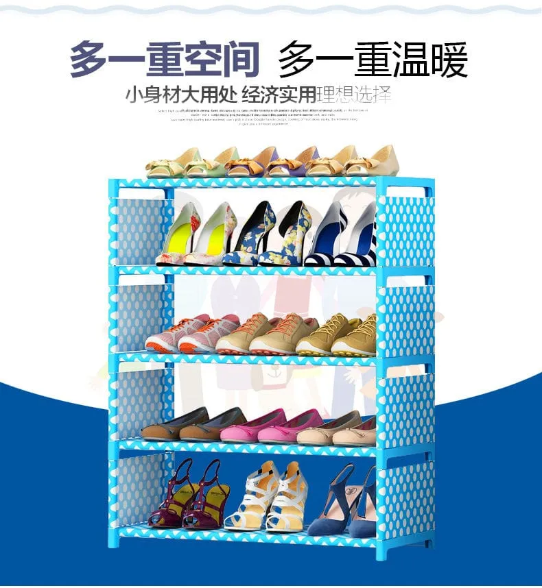 5 Layer Oxford Shoe Rack