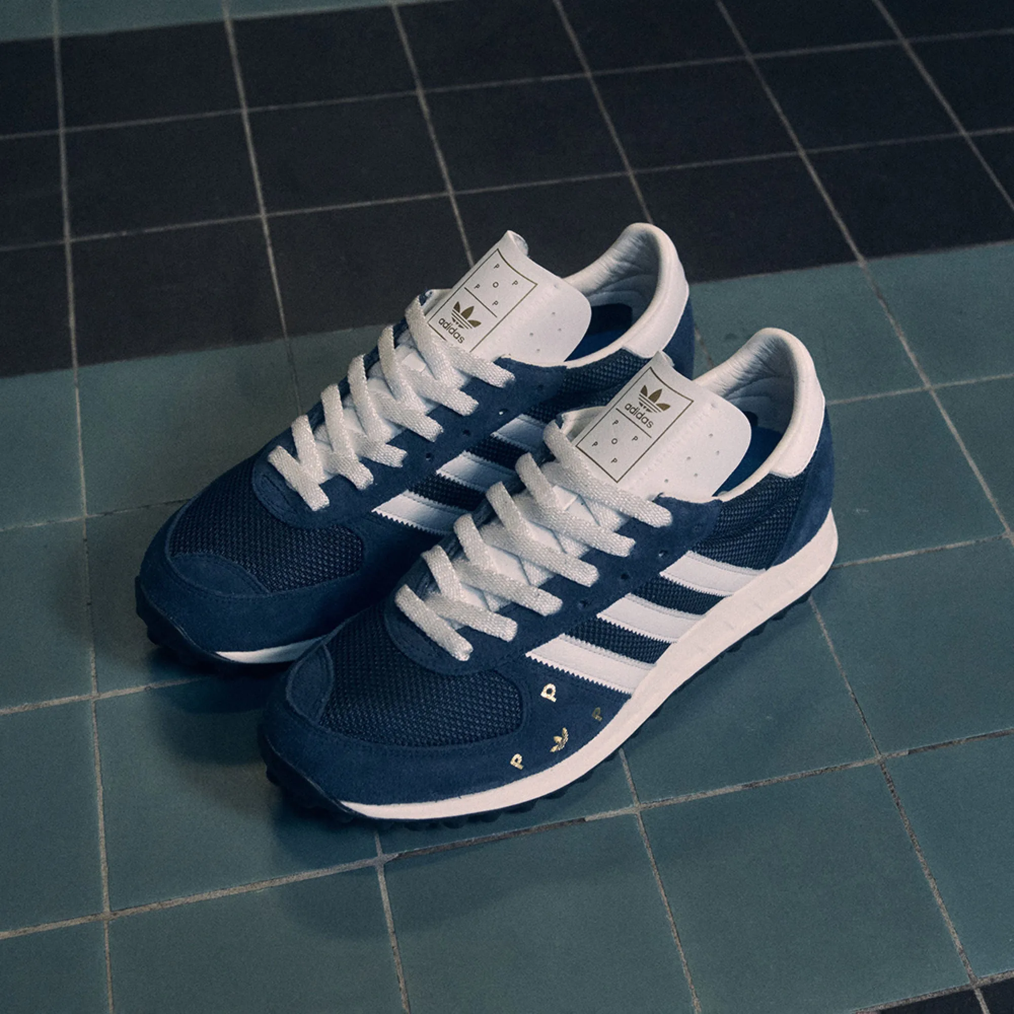 Adidas - Pop Trading Company TRX Shoes IE3407 [NAVY/WHITE]