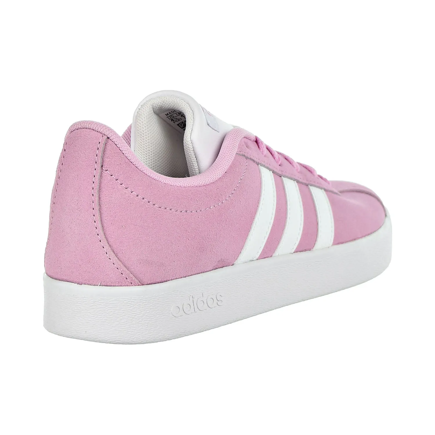 Adidas VL Court 2.0 Kids Shoes Pink/White