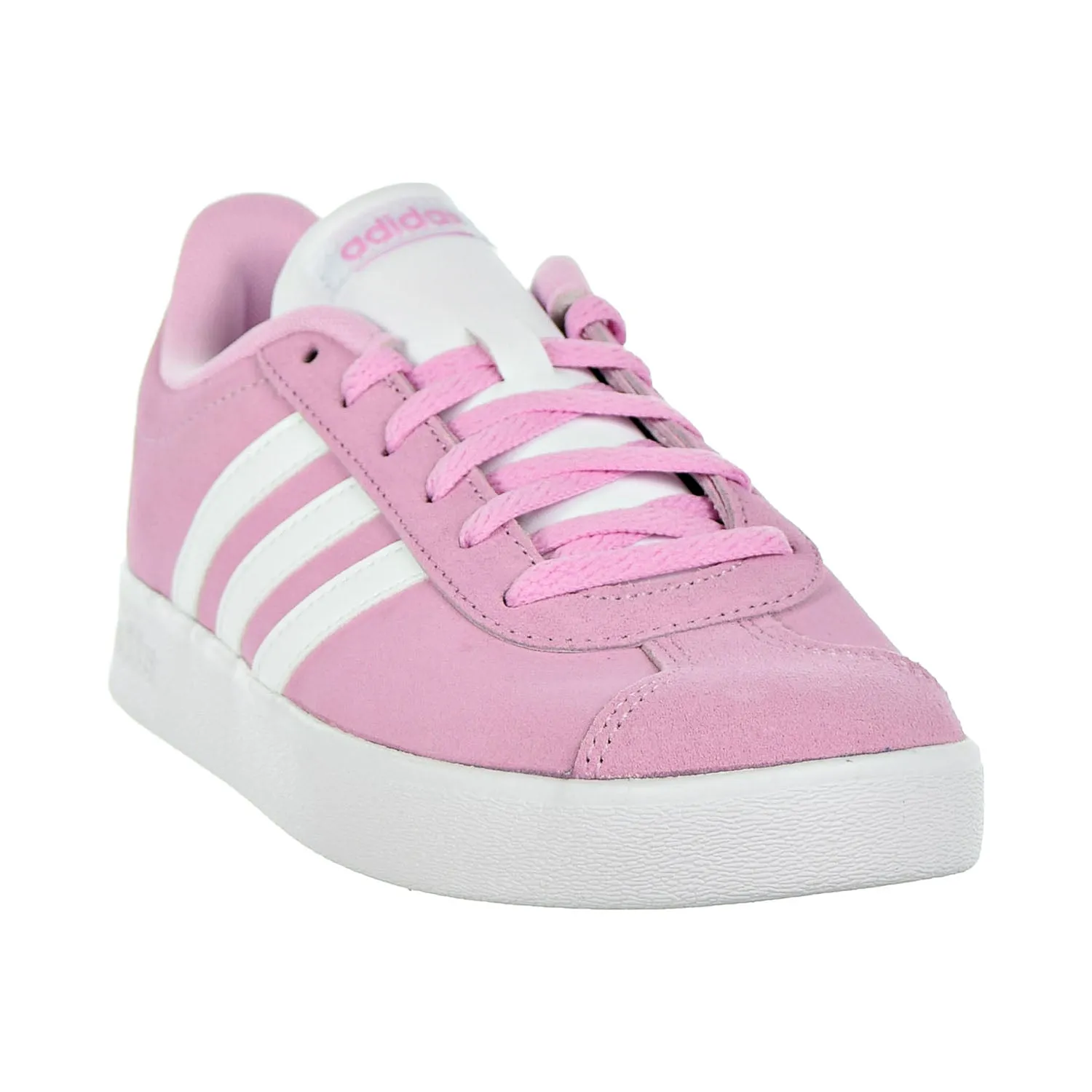 Adidas VL Court 2.0 Kids Shoes Pink/White