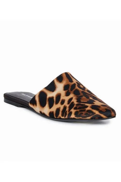 Adore Luxe Leopard Satin Slide