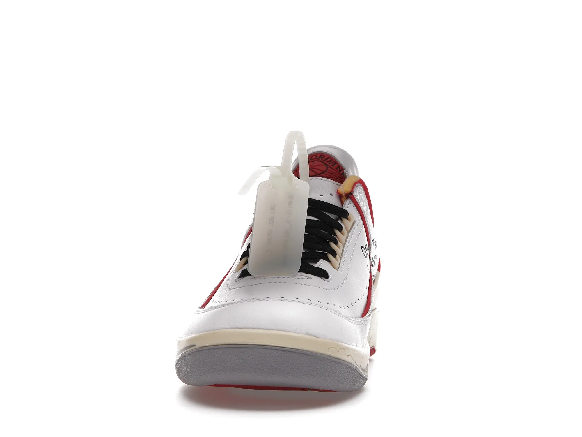 Air Jordan Retro 2 "OFF-WHITE X AIR JORDAN"  SP 'WHITE VARSITY RED'