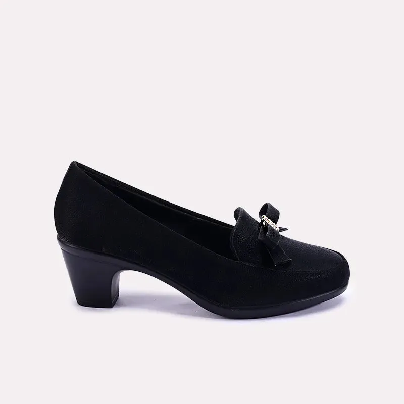 Anika Black Casual Court Shoes 0431309