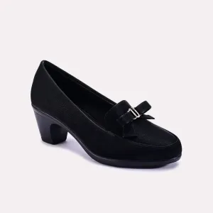 Anika Black Casual Court Shoes 0431309