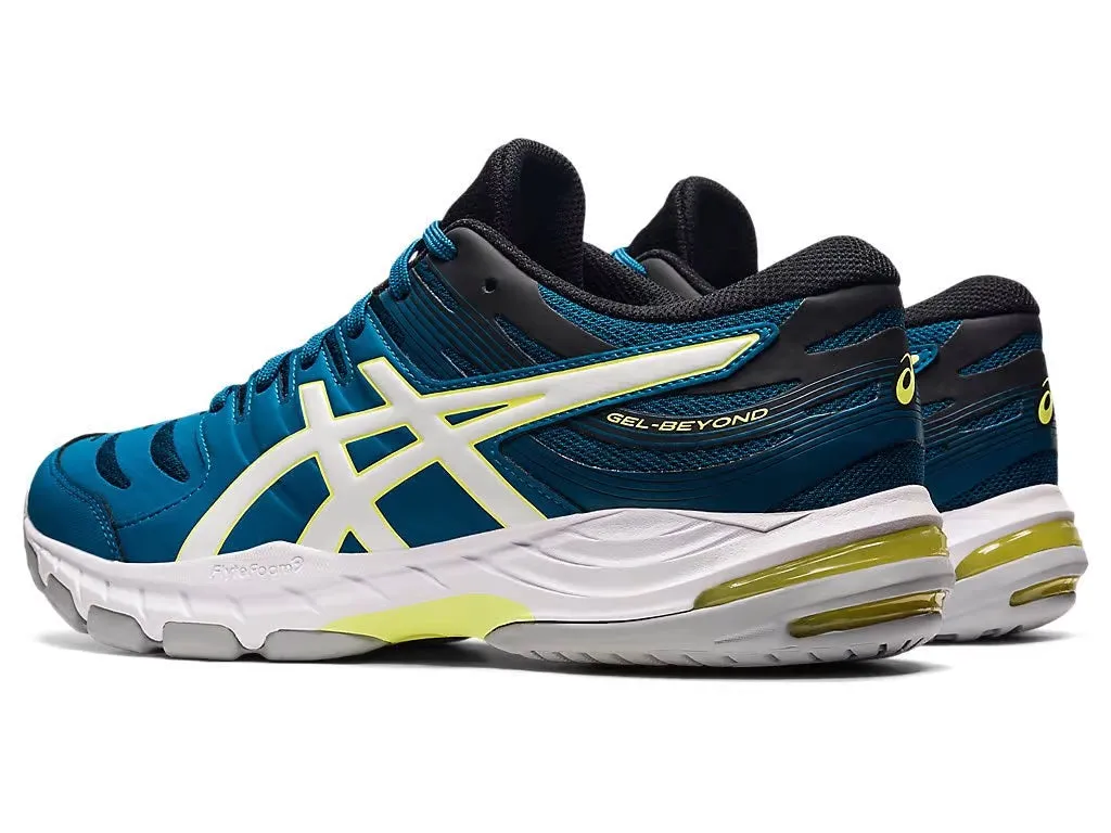 Asics Gel Beyond 6 Badminton Shoes - Deep Sea Teal/White