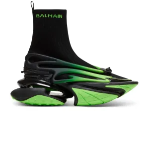 Balmain Unicorn High-Top Black Green