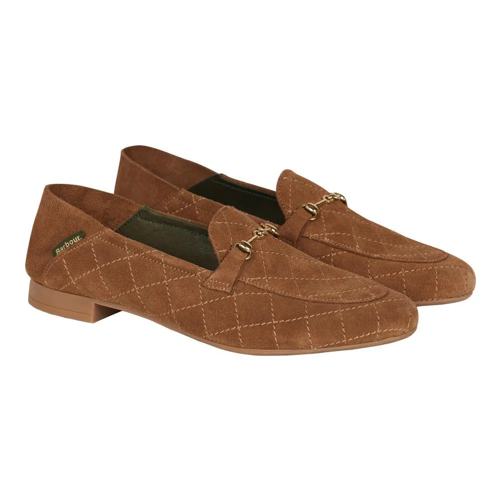 Barbour Esme Ladies Loafer - Cognac Suede