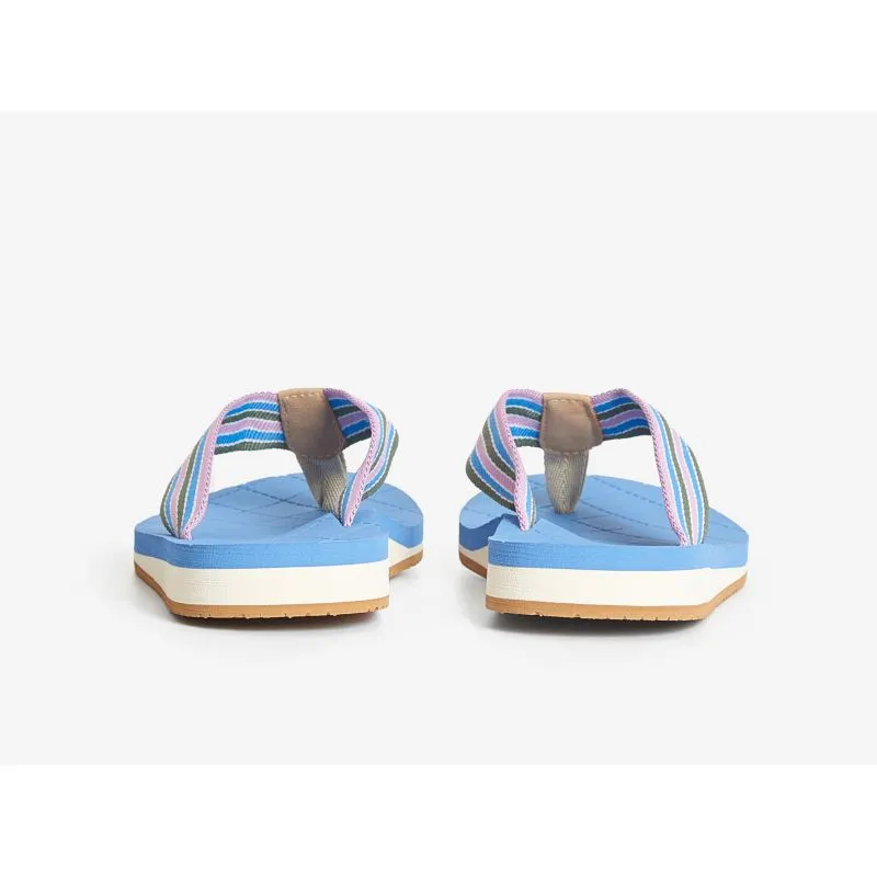 Barbour Seamills Ladies Flip Flops - Blue/Multi