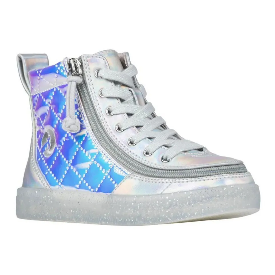 Billy Footwear (Toddlers) - High Top Frozen Faux Leather Shoes