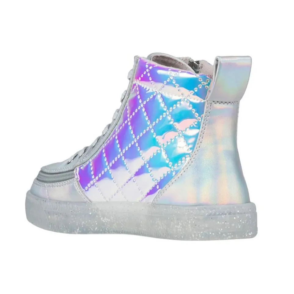 Billy Footwear (Toddlers) - High Top Frozen Faux Leather Shoes