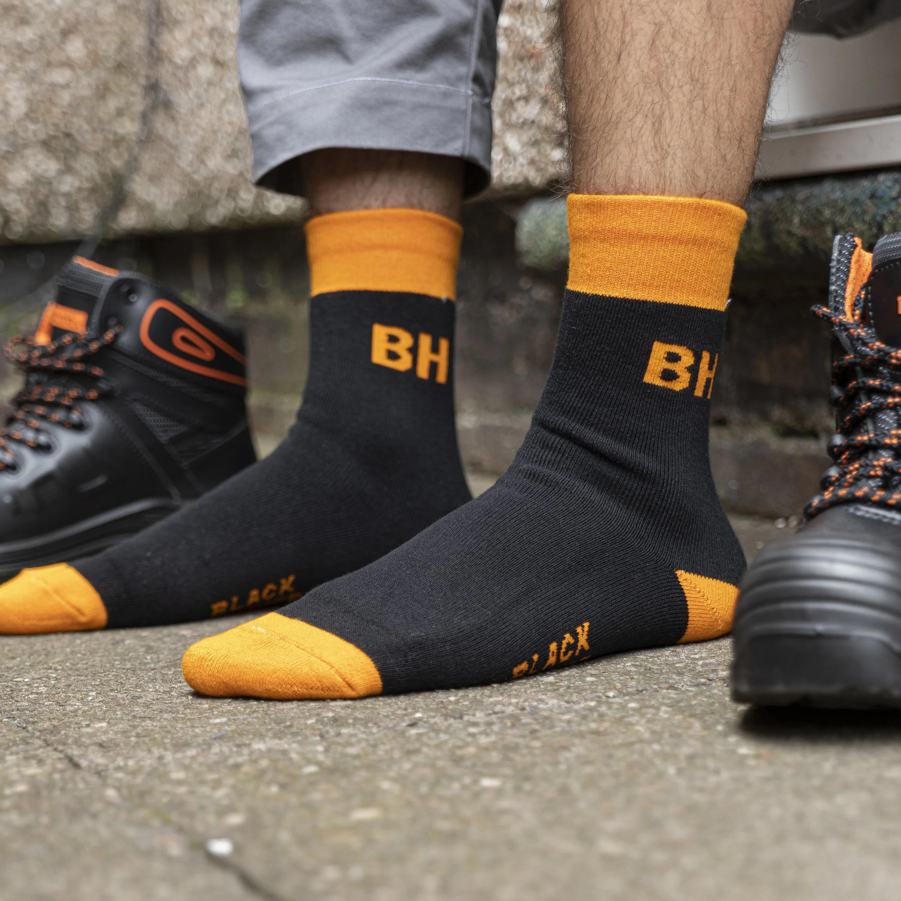 Black Hammer Endura Comfort Mens Work Socks x4 Pairs