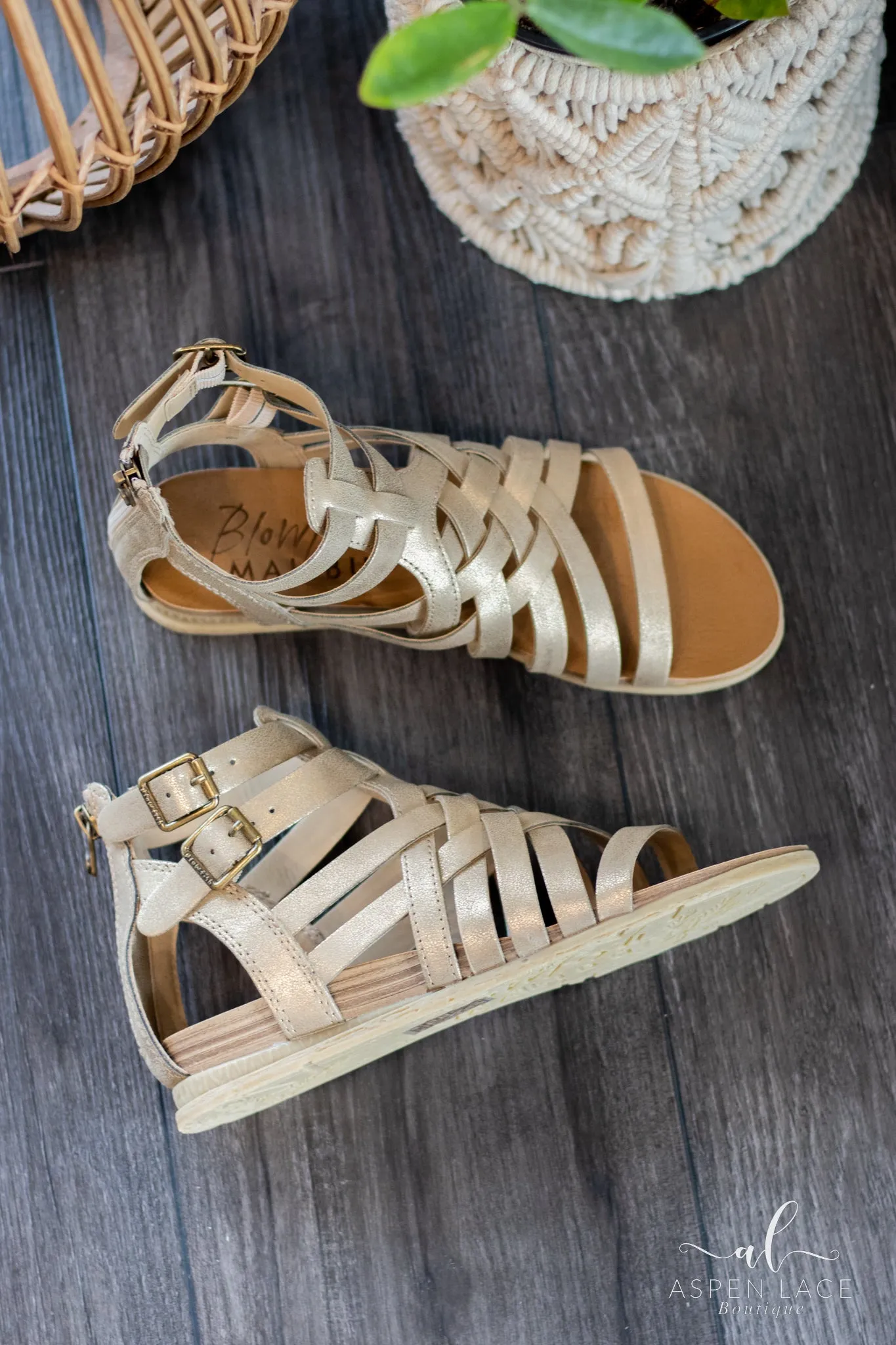 Blowfish Bolivia Sandals (Gold Cosmic)