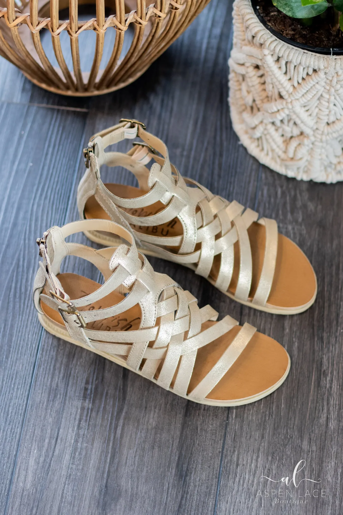 Blowfish Bolivia Sandals (Gold Cosmic)