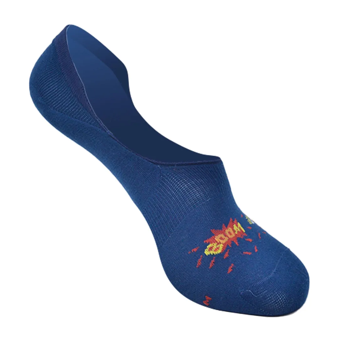 Blue Bloom - No Show Socks Bamboo Socks