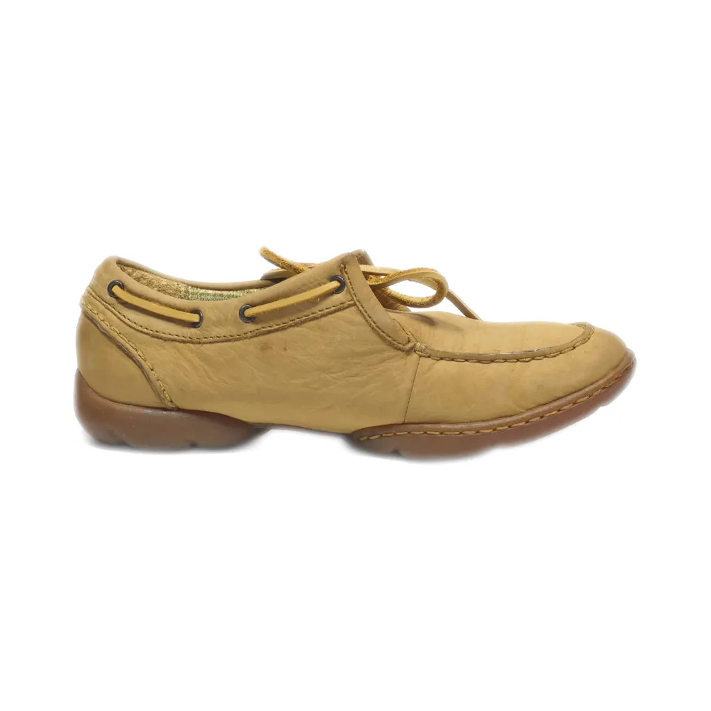 Born Slip Ons Leather Brown Colour For Women