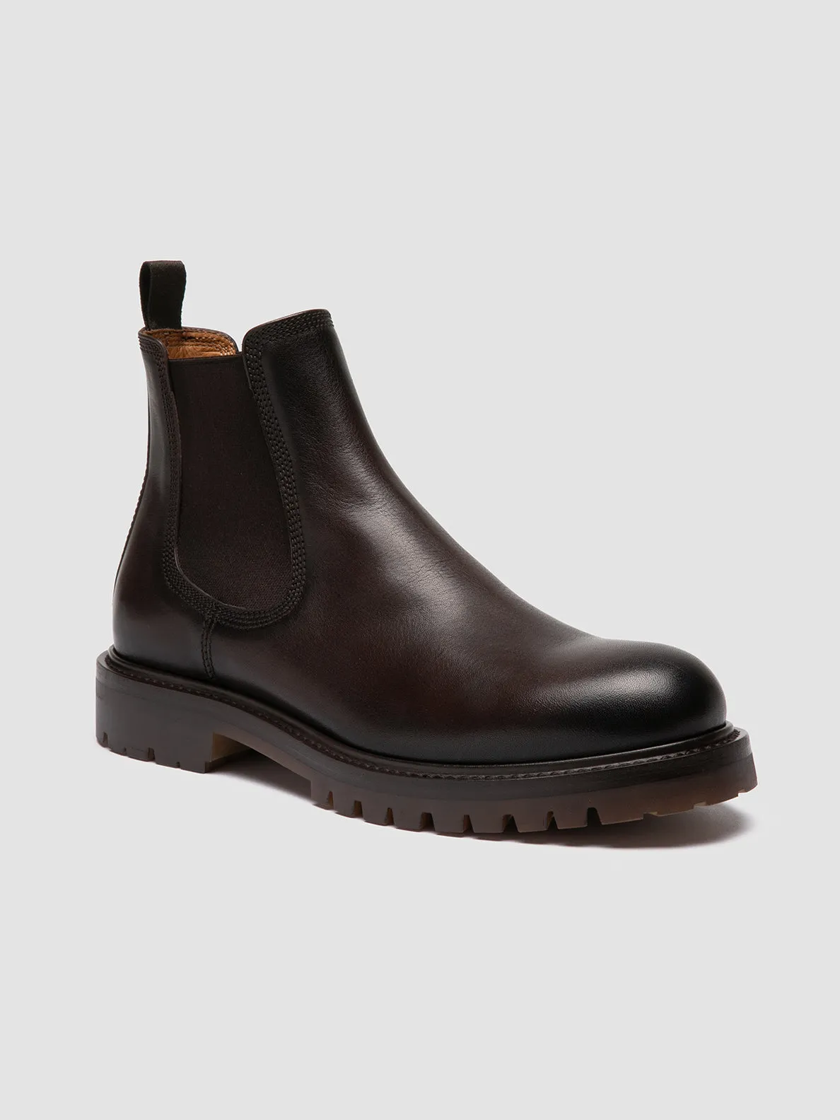 BOSS 004 - Brown Leather Chelsea Boots