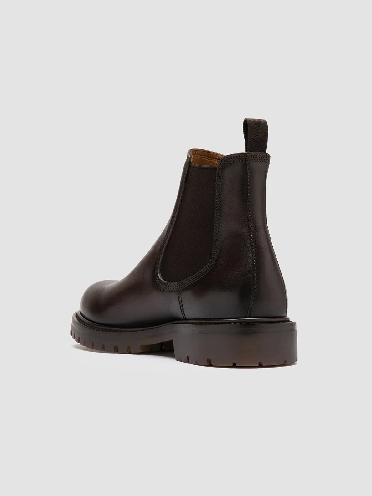 BOSS 004 - Brown Leather Chelsea Boots