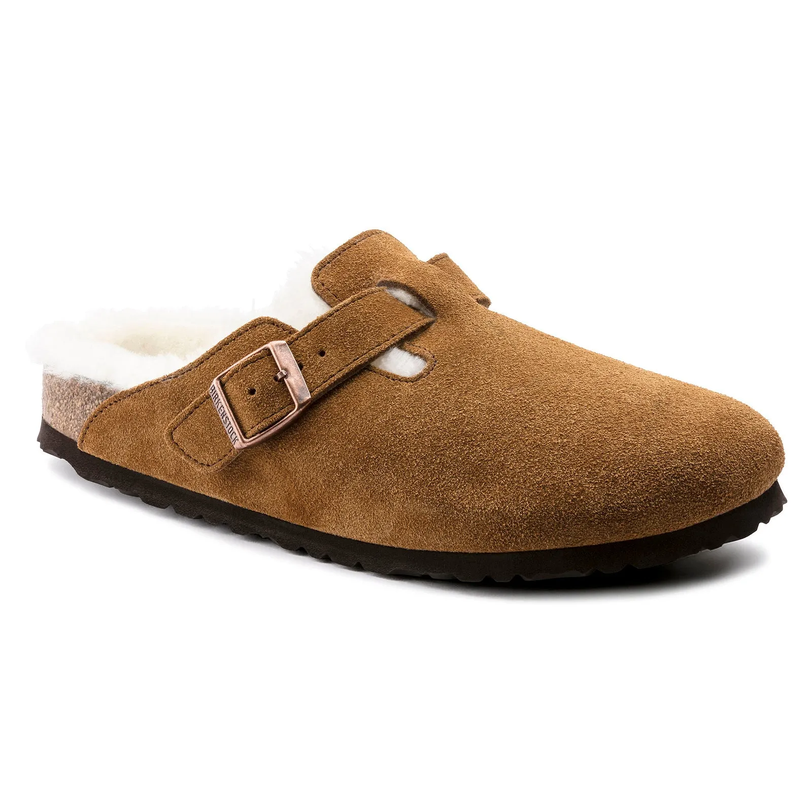 Boston Shearling Suede Clog