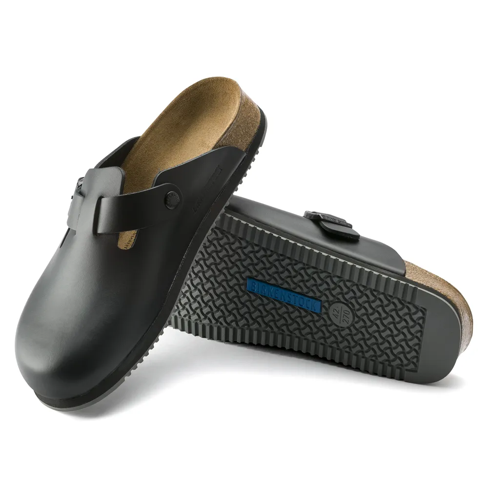 Boston Super Grip Black Clog (60194)