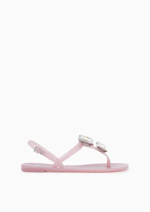 Bowy Flat Slingbacks - Pink