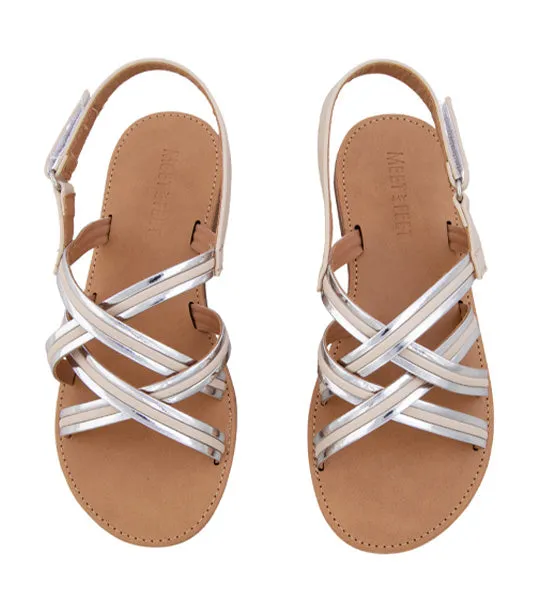 Brenda Kids Sandals for Girls - Beige