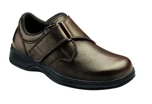 BROADWAY MEN'S COMFORT - VELCRO STRAP - Diabetic Shoes - Brown