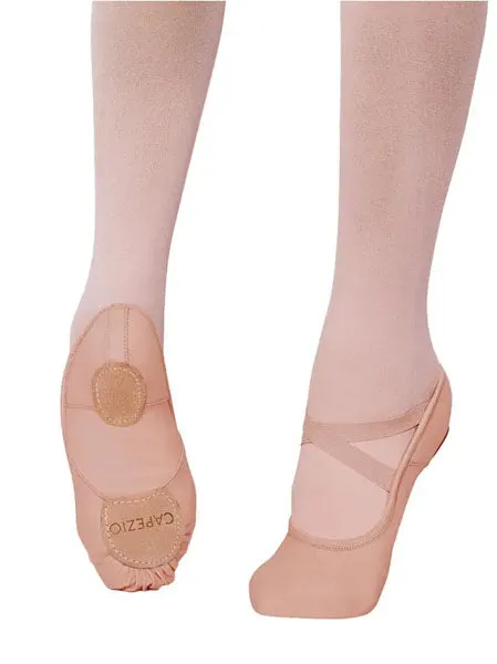 Capezio 2037C Children`s Hanami Canvas Split Sole Strecth Ballet Slipper