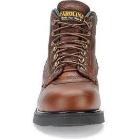 Carolina Men's Sarge Lo USA Made 6" Work Boot - Amber Gold - 309