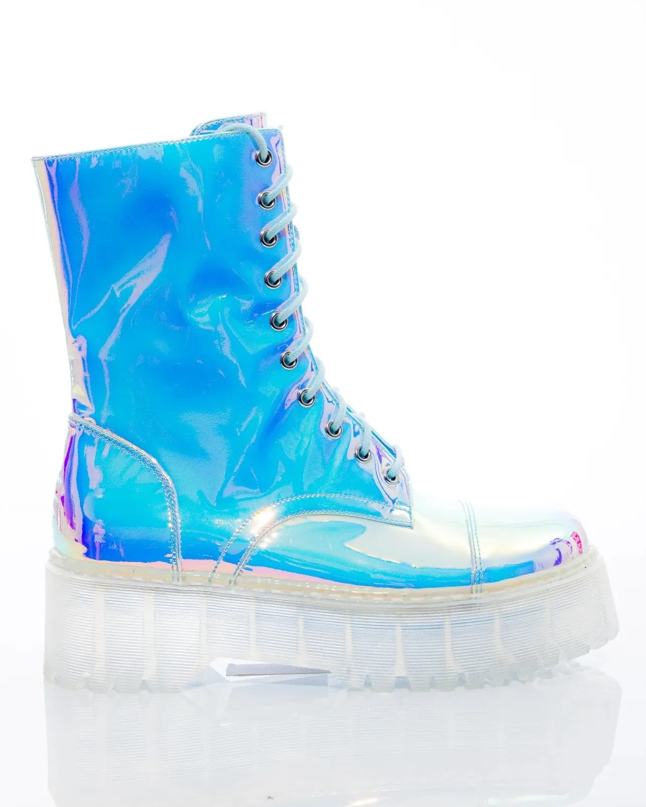 Cloudwalker Holographic Combat Boots