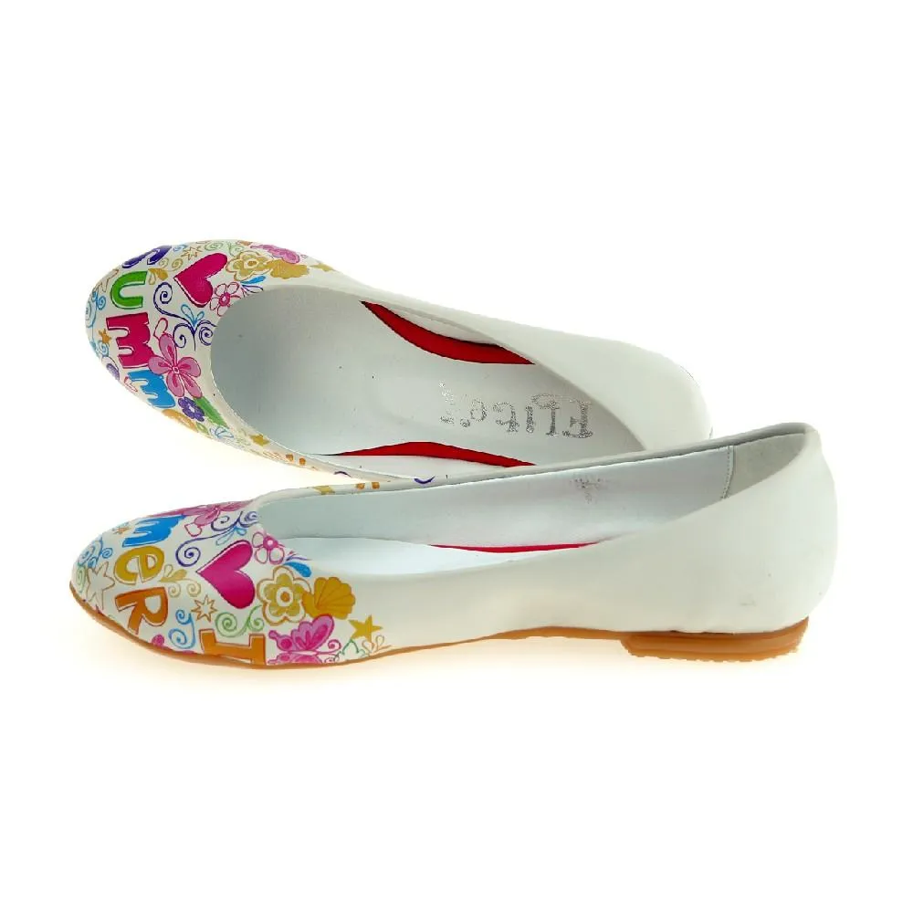 Colorful Summer Ballerinas Shoes 1067