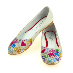 Colorful Summer Ballerinas Shoes 1067