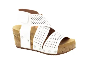 Corky's Guilty Pleasure Wedge - Ivory Snake