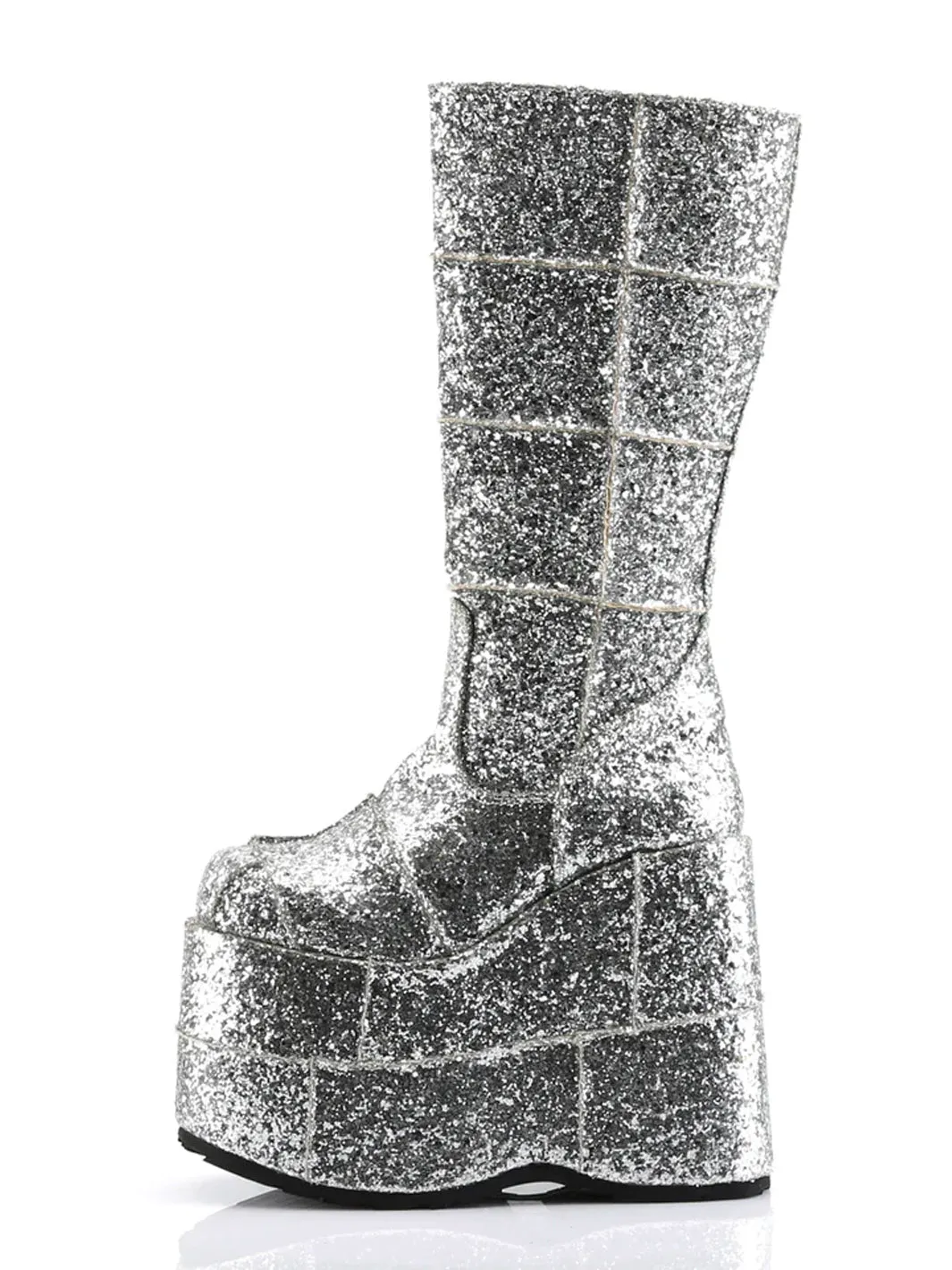 DEMONIA STACK-301G - SILVER GLITTER ✰ PRE ORDER ✰