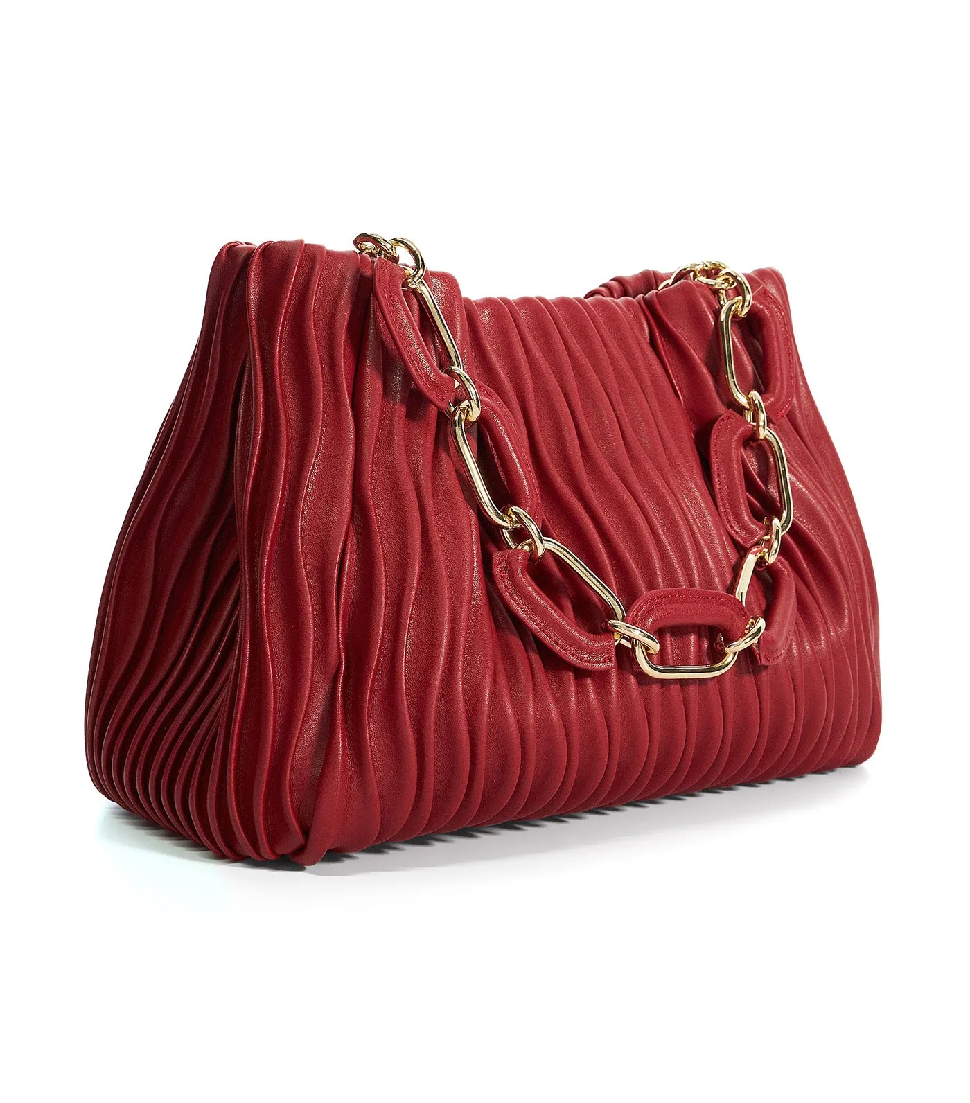 Dominia Wavy Quilt Bag Red