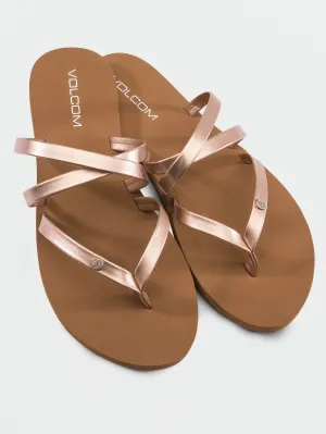 Easy Breezy II Sandals - Rose Gold