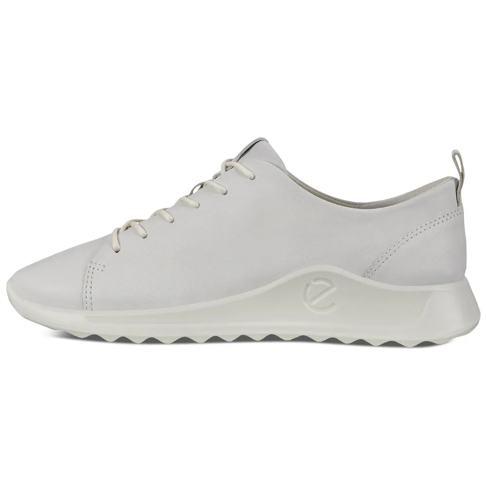 Ecco Flexure Runner White Leather (Women's)