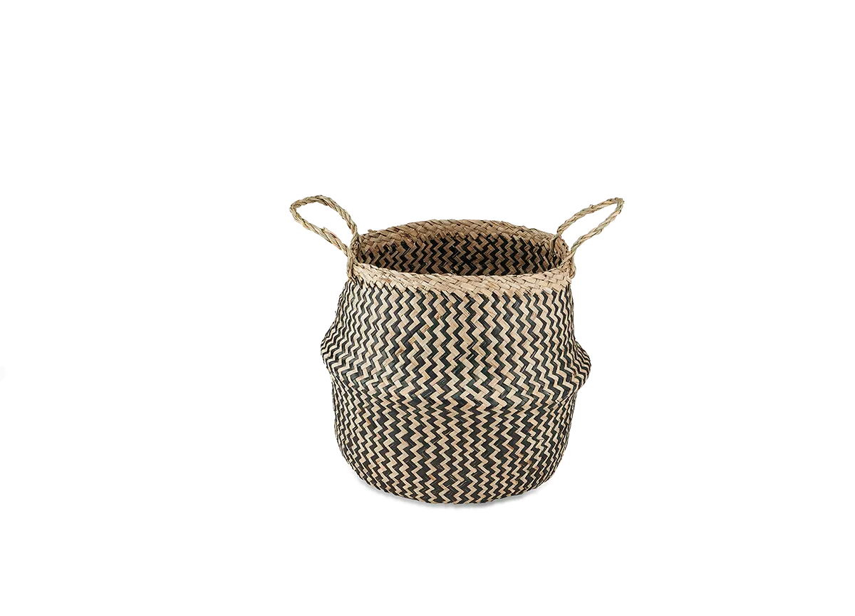 Ekuri Basket - Black & Natural