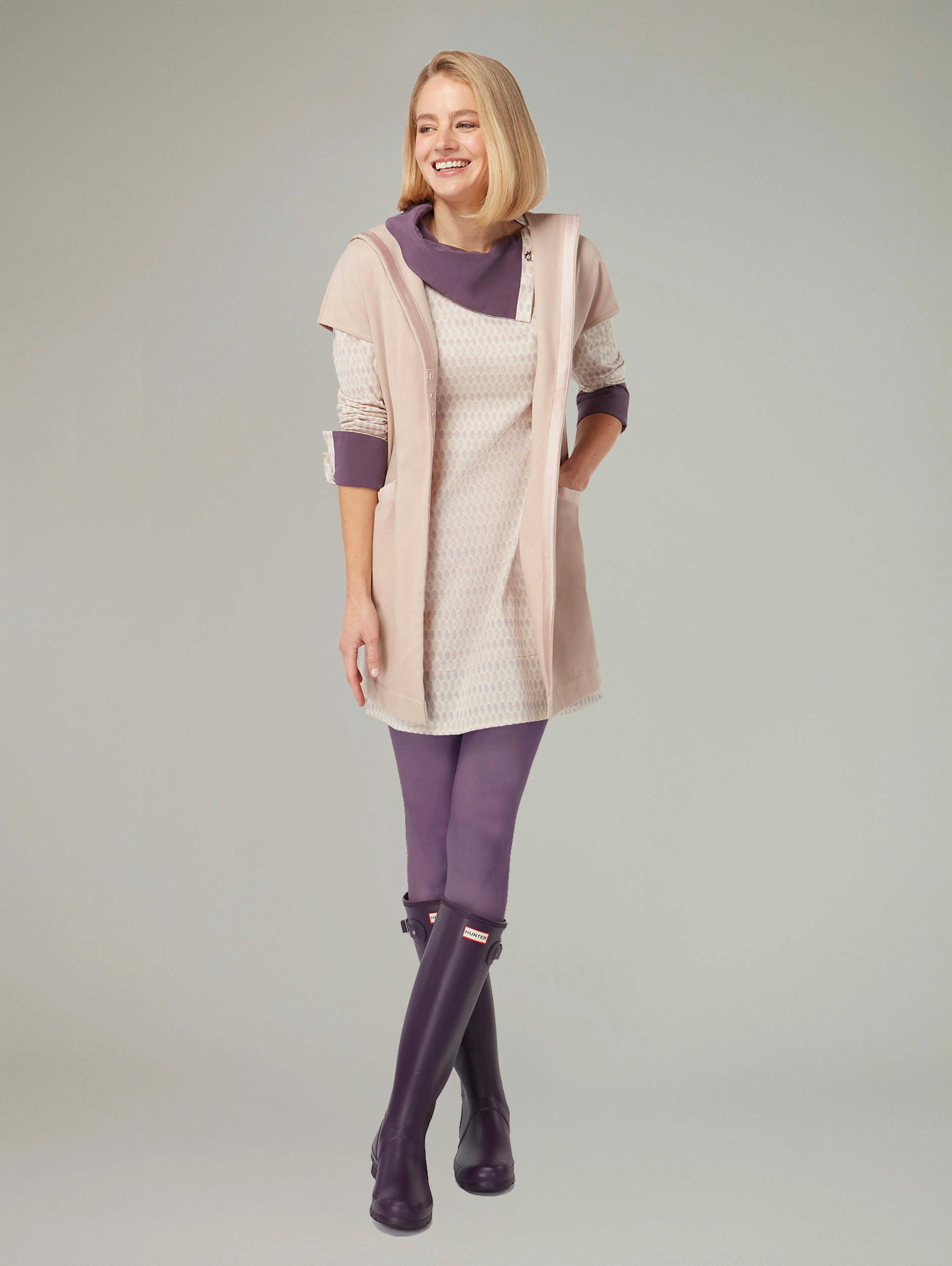 FJORD | Drape Neck Tunic Top