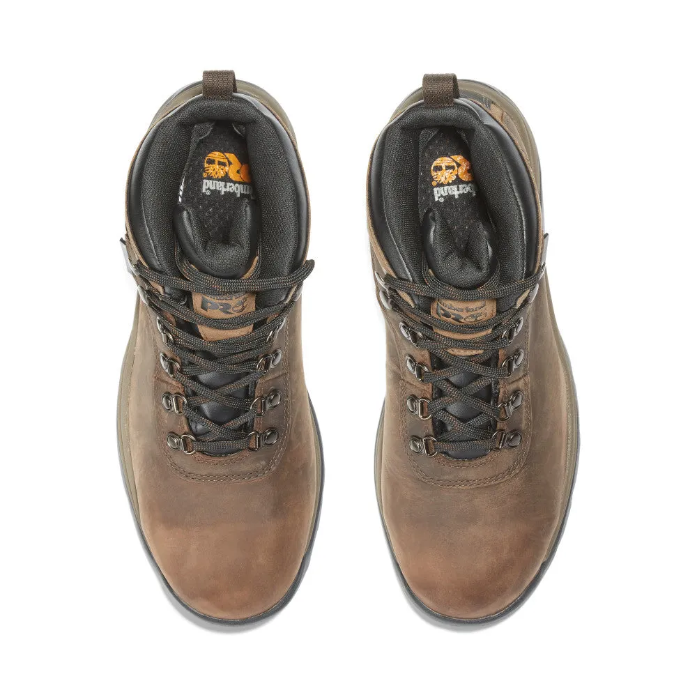 Flume Work Steel Toe Waterproof Brown Work Boot (A1Q8V)