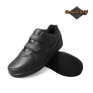 Genuine Grip Footwear- 230 Black Hook and Loop Fasteners Women's Shoe