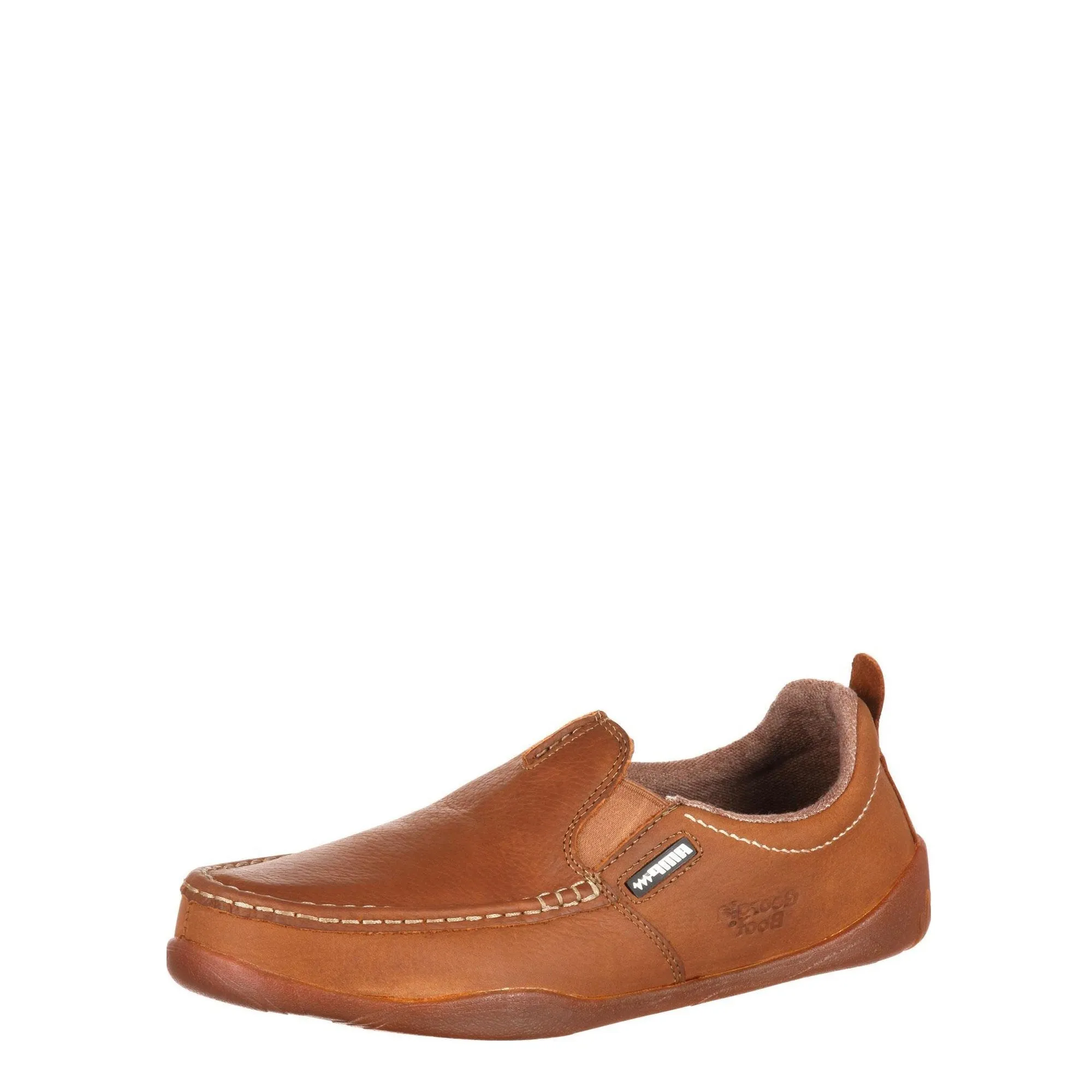 Georgia | Men's Cedar Falls Moc-Toe Slip-On | Tan