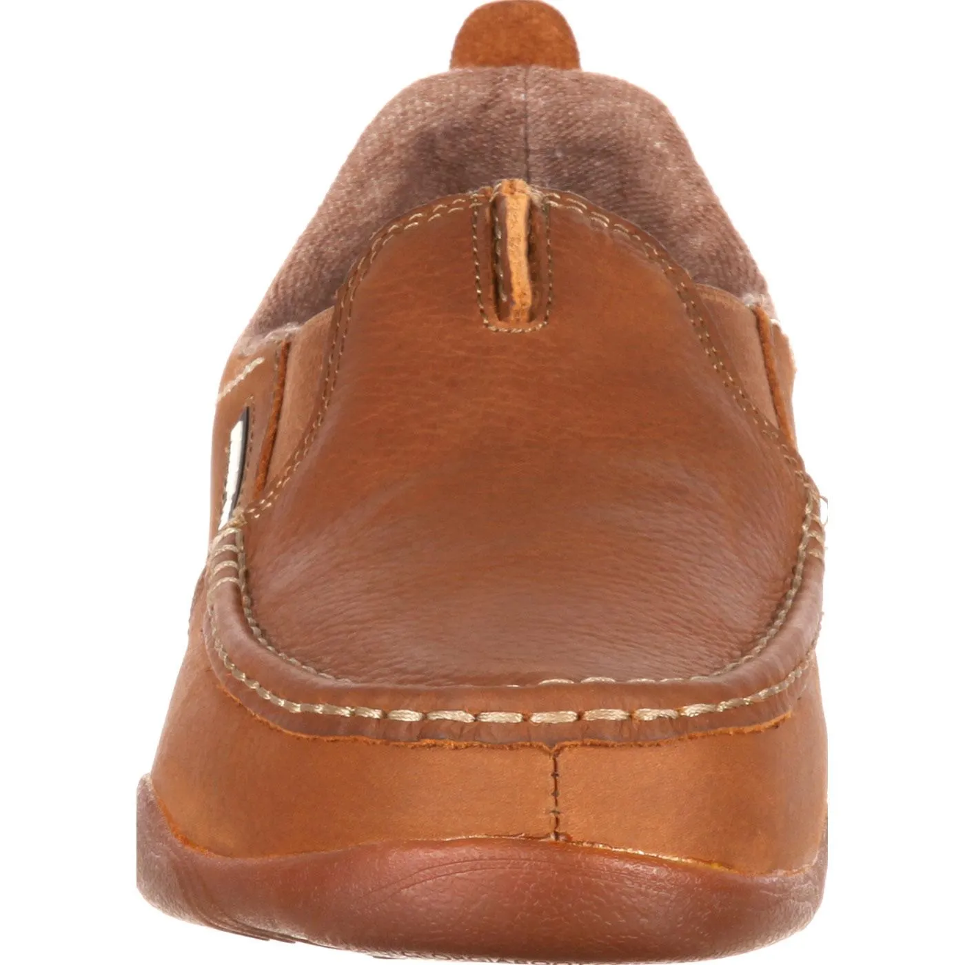 Georgia | Men's Cedar Falls Moc-Toe Slip-On | Tan