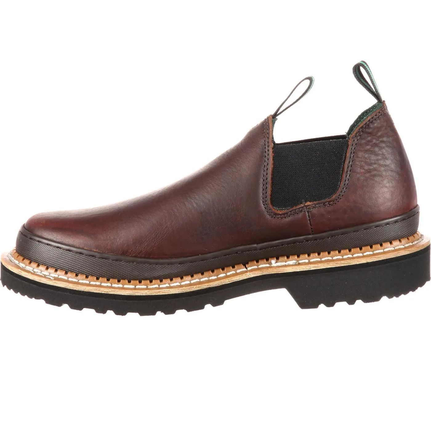 Georgia | Men's Giant Romeo Work Shoe | Soggy Brown