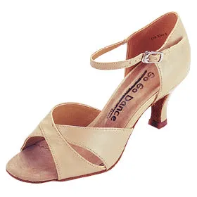 Go Go Dance Shoes, 4081, Tan Leather, 2.5” Heel