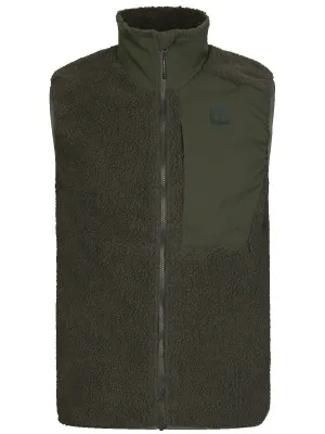 HARKILA Fjell Polar Waistcoat - Mens - Rosin Green