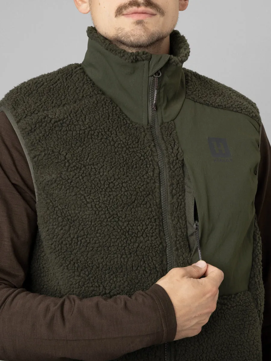 HARKILA Fjell Polar Waistcoat - Mens - Rosin Green