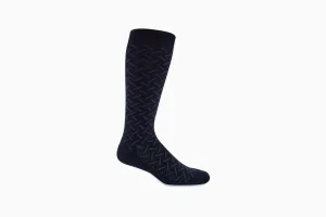 Herringbone Sock - Black