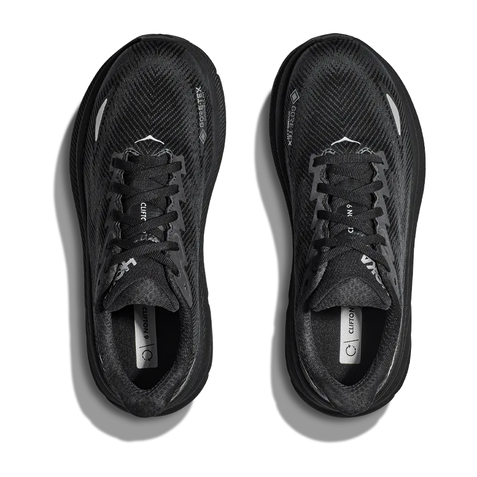 HOKA Men's Clifton 9 GTX Black/Black